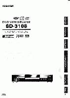 TOSHIBA SD3108OM DVD Player Operating Manuals TOSHIBA SD3108OM DVD Player Operating Manuals