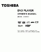 Toshiba SD3900 SER0090 SER0093 DVD Player Operating Manual