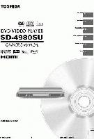 Toshiba SD4980 SD4980SU SER0168 DVD Player Operating Manual