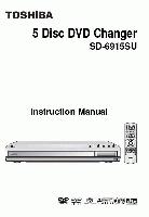 Toshiba SD6915 SD6915SU ser0126 DVD Player Operating Manual