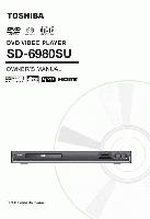 TOSHIBA SD6980OM Operating Manuals TOSHIBA SD6980OM Operating Manuals