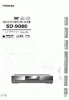 Toshiba SD9000 DVD Player Operating Manual