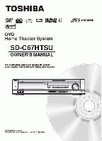 Toshiba SDc67ht SDc67htsu DVD Player Operating Manual