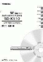 Toshiba SD1700 SD1750 SD1800 DVD Player Operating Manual