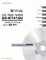 Toshiba SDK741 SDK741SC SDK741SU DVD Player Operating Manual