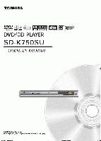 Toshiba SDK750 SDK750SU DVD Player Operating Manual