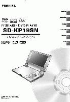 Toshiba SDKP19 SDKP19SN TV/DVD Combo Operating Manual