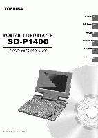 Toshiba SDP1200 SDP1400 Consumer Electronics Operating Manual