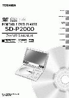 Toshiba SDP2000 Consumer Electronics Operating Manual