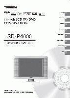 Toshiba dcl1s SDP4000 Consumer Electronics Operating Manual