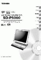 Toshiba SDP5000 SDP7000 TV/DVD Combo Operating Manual