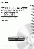 TOSHIBA SDV280OM Operating Manuals TOSHIBA SDV280OM Operating Manuals