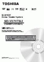 TOSHIBA SDV57HTSUOM Operating Manuals TOSHIBA SDV57HTSUOM Operating Manuals