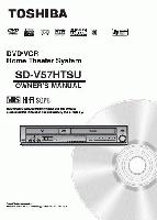 Toshiba SDV57HT SDV57HTSU ser0135 DVD/VCR Combo Player Operating Manual