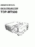 Toshiba MT500 TDPMT500 Consumer Electronics Operating Manual