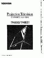 Toshiba TPE80 TV Operating Manual