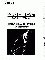 Toshiba TP50G60OM TV Operating Manual