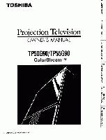 Toshiba TP50G90 TV Operating Manual