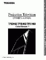 Toshiba TP50H60 TP55H60 TP61H60 TV Operating Manual