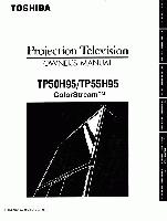 Toshiba TP50H95OM TV Operating Manual