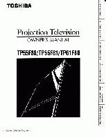 Toshiba TP55F80OM TV Operating Manual