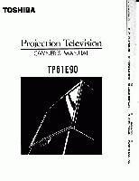 Toshiba TP61E90OM TV Operating Manual