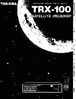 Toshiba TRX100 Projector Operating Manual