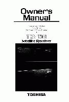 TOSHIBA TRX1500OM Operating Manual