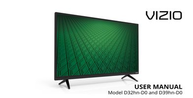 Vizio D32HND0 TV Operating Manual