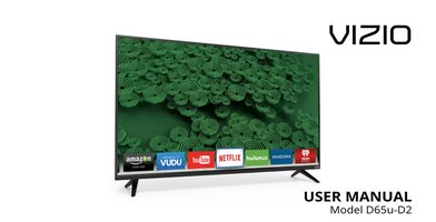 Vizio D65UD2 TV Operating Manual