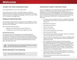 Vizio D24-D1 D28H-D1 D32-D1 TV Operating Manual