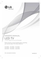 LG 55LA7400UD TV Operating Manual