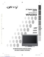Funai V07LCD32 TV Operating Manual