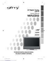 Funai V07LCD32 TV Operating Manual