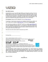 VIZIO E371VAOM TV Operating Manuals VIZIO E371VAOM TV Operating Manuals