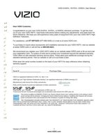 Vizio E371VL E420VL E421VL TV Operating Manual