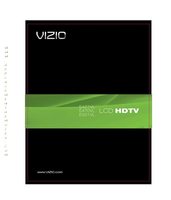 VIZIO E421VL E470VL E551VLOM Operating Manuals VIZIO E421VL E470VL E551VLOM Operating Manuals