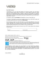 VIZIO M420VTOM TV Operating Manuals VIZIO M420VTOM TV Operating Manuals