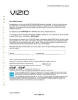 Vizio M470NV M550NV TV Operating Manual