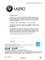 VIZIO SV320XVT SV370XVTOM TV Operating Manuals VIZIO SV320XVT SV370XVTOM TV Operating Manuals