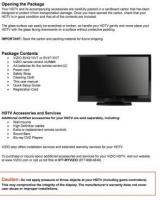 Vizio SV421XVT SV471XVT TV Operating Manual