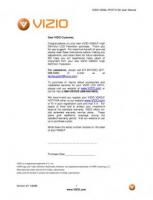 VIZIO VS42LFHDTV10AOM TV Operating Manuals VIZIO VS42LFHDTV10AOM TV Operating Manuals