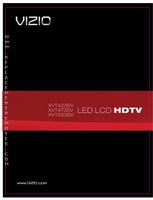 Vizio XVT423SV XVT473SV XVT553SV TV Operating Manual