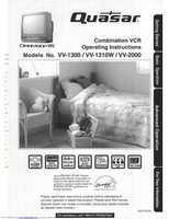Panasonic VV1310 VV2000 VV1300 Audio System Operating Manual