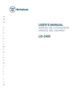 Westinghouse LD2480OM Operating Manuals