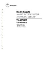 Westinghouse VM42F140SOM TV Operating Manuals Westinghouse VM42F140SOM TV Operating Manuals