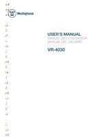 Westinghouse VR4030OM Operating Manuals