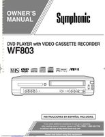 Funai WF803 DVD/VCR Combo Player Operating Manual