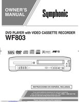 Funai WF803 DVD/VCR Combo Player Operating Manual