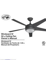 Hampton Bay 26623 Ceiling Fan Operating Manual